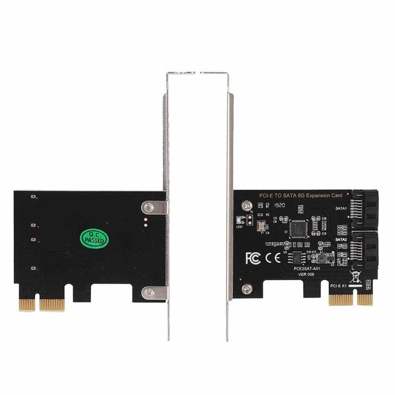 SATA 3.0 Adapter 2 Port 6Gbps Full Speed Transmission - Plug And Play Hot Plugging PCI-E Card For Large Or Small Chassis - Image 4