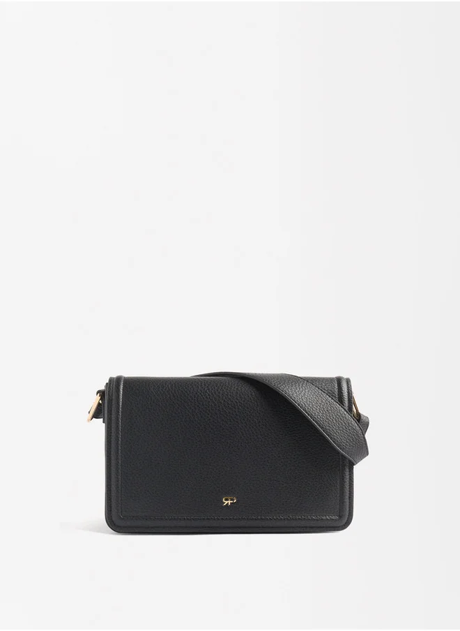 PARFOIS Shoulder Bag With Flap Closure