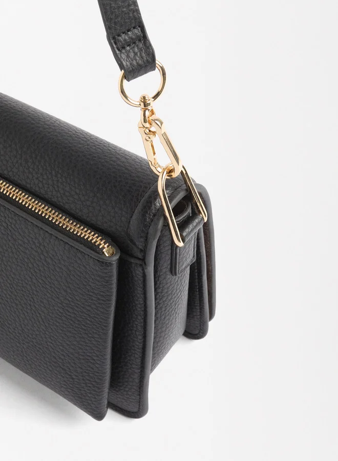 PARFOIS Shoulder Bag With Flap Closure