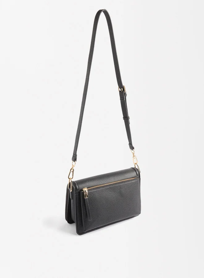 PARFOIS Shoulder Bag With Flap Closure