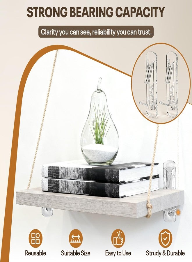 Luxify 20 PCS Locking Shelf Pegs - 5mm*3/4'' Plastic Clear Shelf Pins & Pegs for Kitchen Cabinets, Bookcases, Wardrobe - Transparent Plastic Shelf Support Pins, Compatible with Standard All 5mm Holes - Image 5