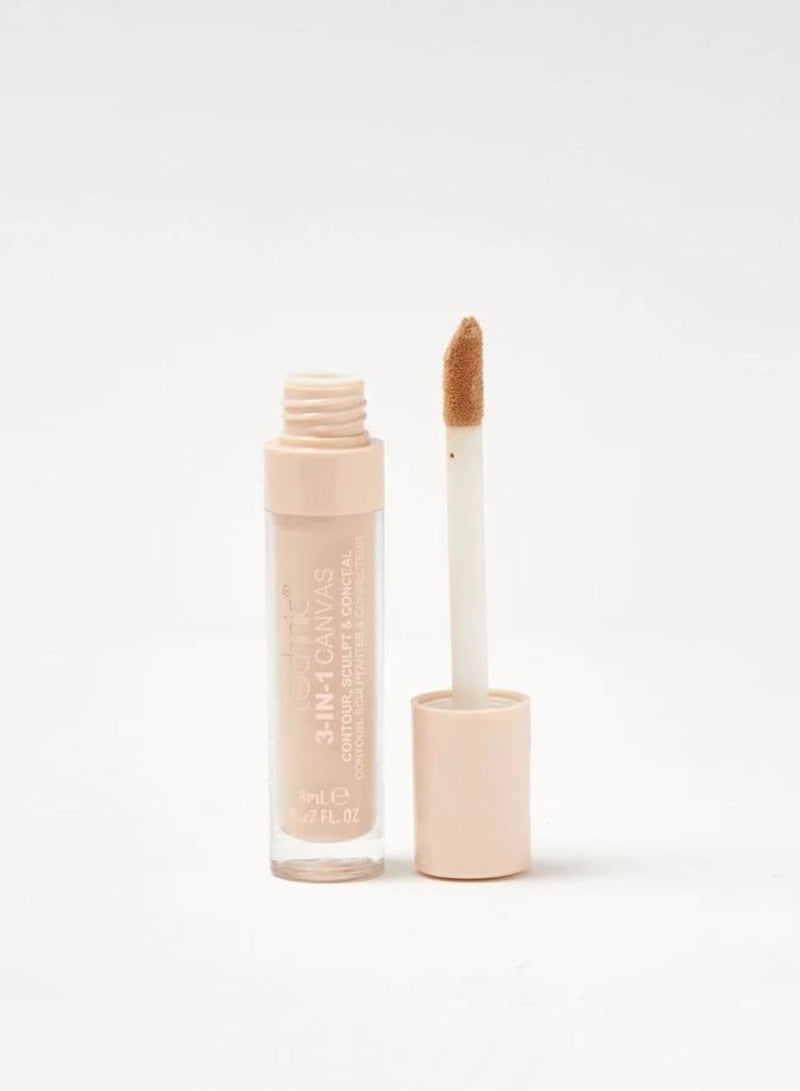 تكنيك 3 في 1 كانفاس كونتور ونحت وإخفاء البورسلين - Image 1