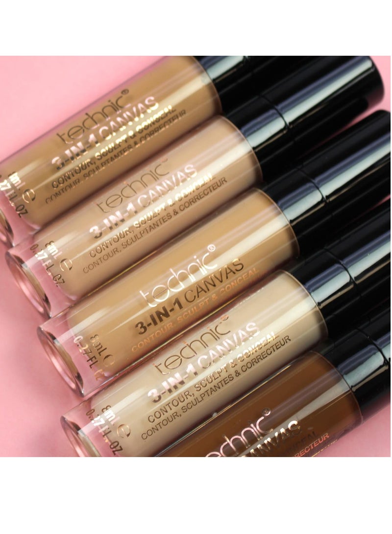 تكنيك 3 في 1 كانفاس كونتور ونحت وإخفاء البورسلين - Image 2