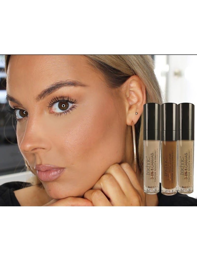 تكنيك 3 في 1 كانفاس كونتور ونحت وإخفاء البورسلين - Image 3