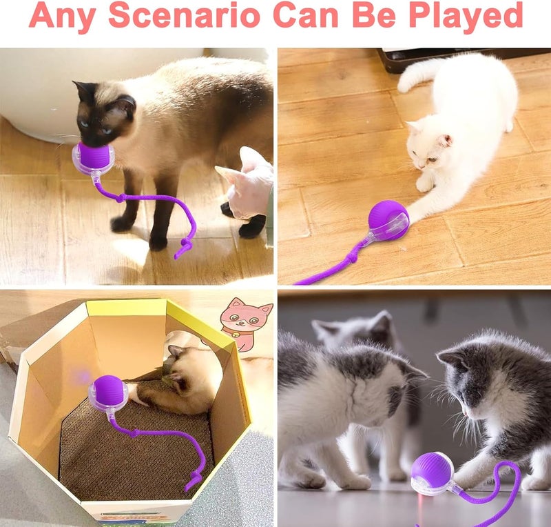 TTPOLONG Interactive Toy for Cats and Dogs, 3 Adjustable Modes with Wake Up Function for Cats and Dogs (Pink) - Image 5