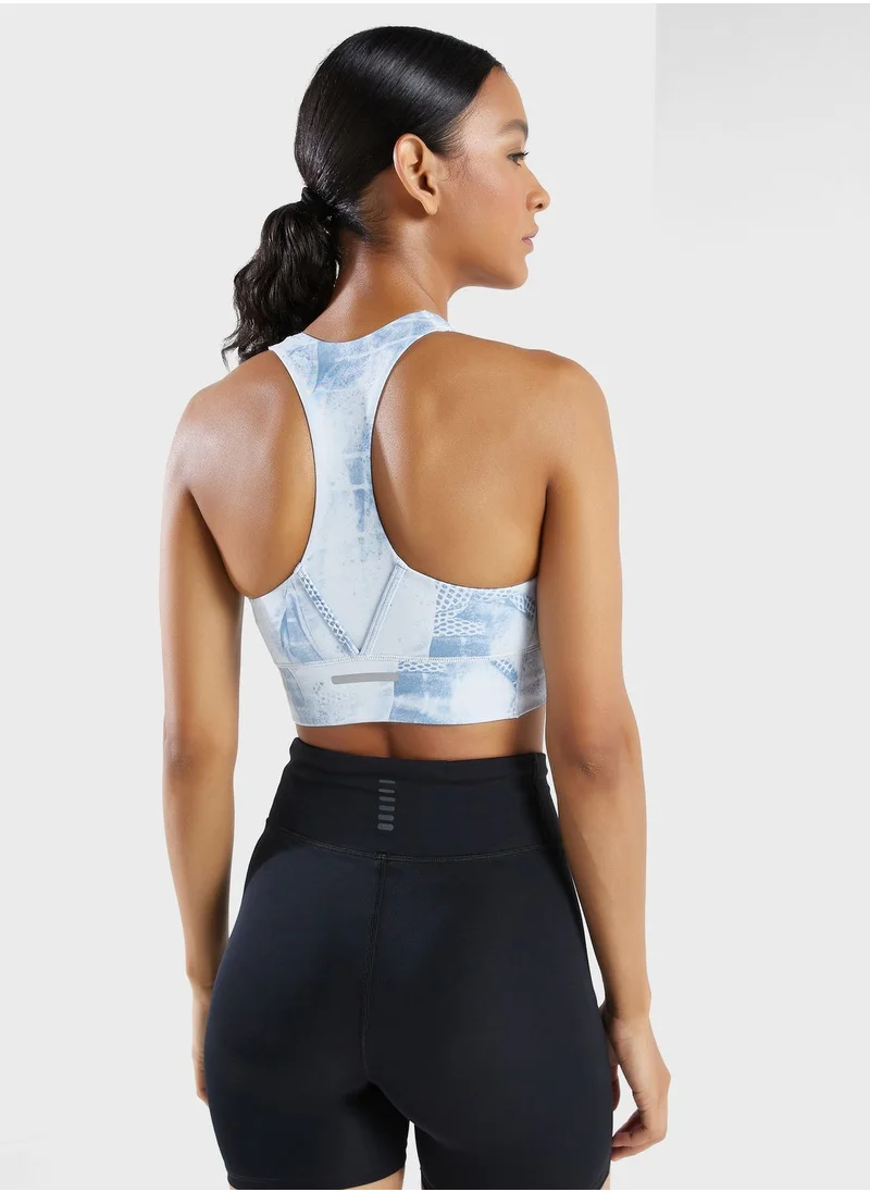 Adidas Run Pocket Medium Support All Over Printed Bra