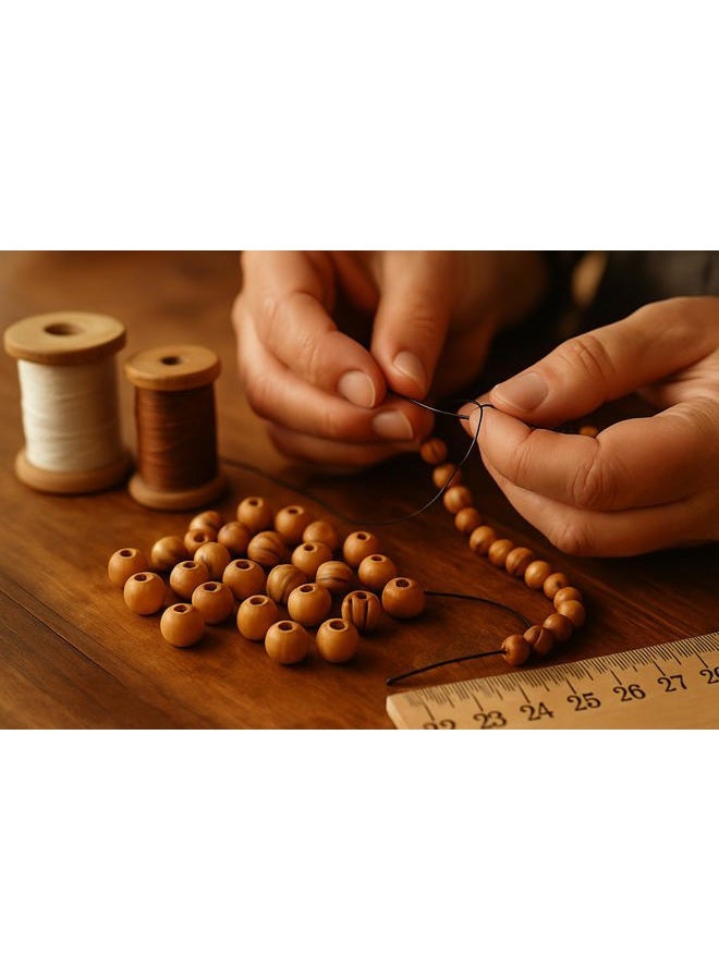 Zuluf Jerusalem Olive Wood making a rosary beads supplies 10mm (500 Beads) - Image 4
