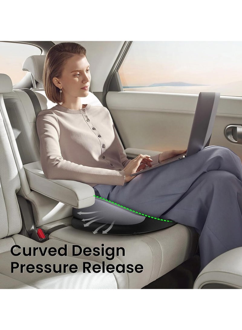 YelaJoy Large Seat Cushion for Office Chair, Memory Foam Cushion for Back Support, Non-Slip Chair Cushion for Office Desk, Car Seat and Wheelchair - Image 3