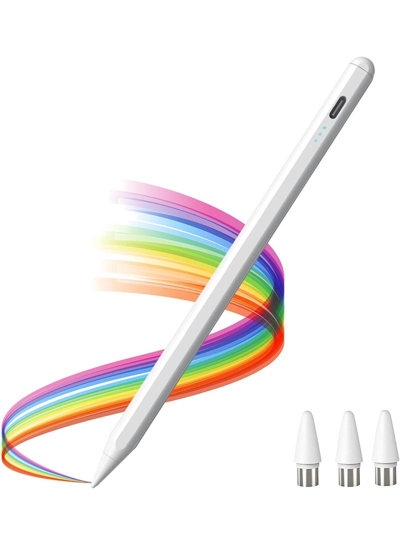 Magnetic Tablet Stylus Pen – High Precision 1.5mm Tip, Palm Rejection, Fast Charging, Compatible with iPad, Samsung, Android, Huawei, Lenovo
