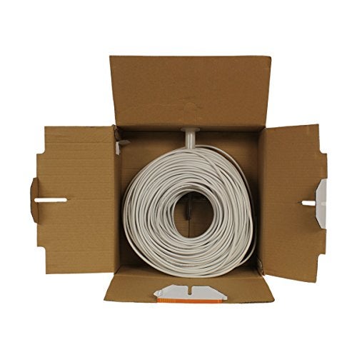 NavePoint 500ft in Wall Audio Speaker Cable Wire CL2 16/2 AWG Gauge 2 Conductor Bulk White - Image 3