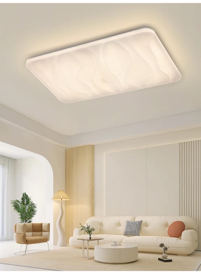 Best Power Modern LED Ceiling Light 2319 with 3 Lighting Levels, 200W Power, Adjustable Brightness, Energy-Efficient Indoor Light Fixture for Living Room, Bedroom, and Dining Area - Image 1
