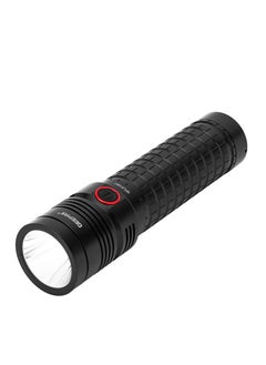 GEEPAS Geepas Rechargeable LED Flashlight With Type C Charging, Aircraft Aluminum Body, Power Reminder, 30 Hours Working Time, 1 Meter Impact Resistance , High, Medium, Low Switch Mode  - Image 2