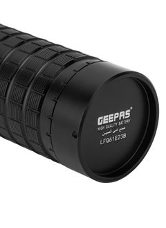 GEEPAS Geepas Rechargeable LED Flashlight With Type C Charging, Aircraft Aluminum Body, Power Reminder, 30 Hours Working Time, 1 Meter Impact Resistance , High, Medium, Low Switch Mode  - Image 5