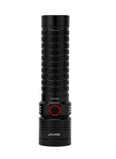 GEEPAS Geepas Rechargeable LED Flashlight With Type C Charging, Aircraft Aluminum Body, Power Reminder, 30 Hours Working Time, 1 Meter Impact Resistance , High, Medium, Low Switch Mode  - Image 3