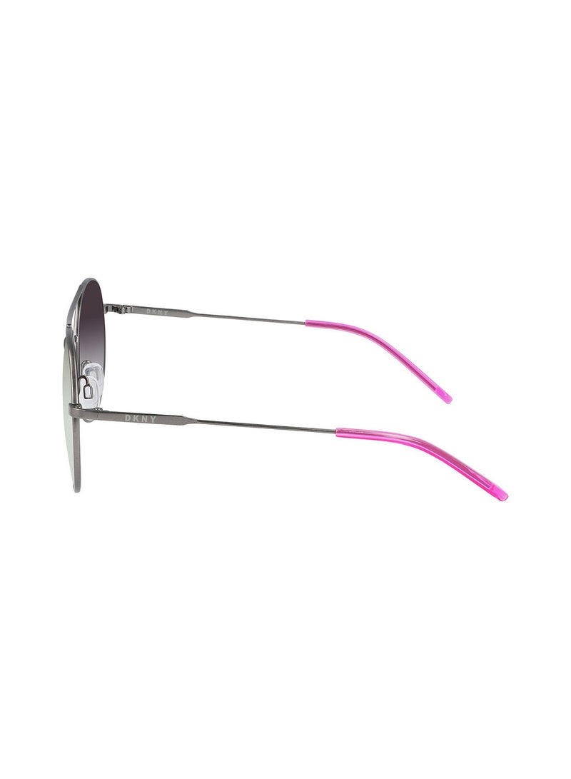 DKNY Full Rim Metal Round Sunglasses Dk305S 5419 (033) - Image 4