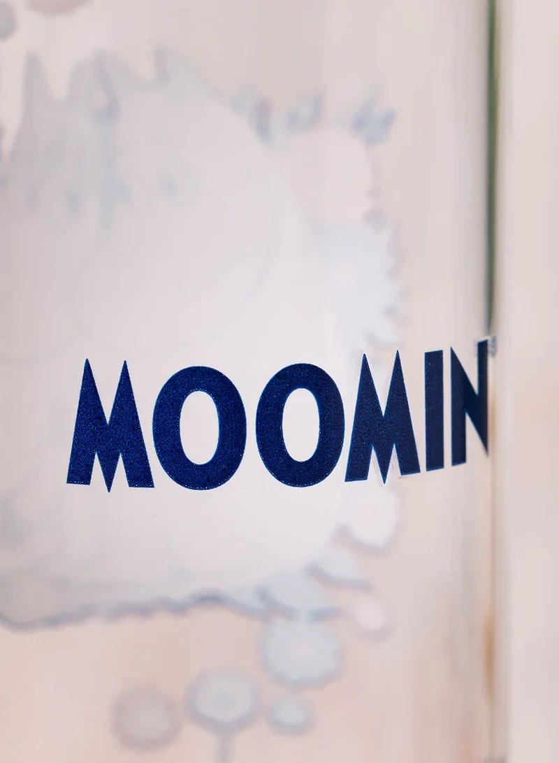 Half Moon Bay Moomin Troll & Snorkmaiden Glass Water Bottle