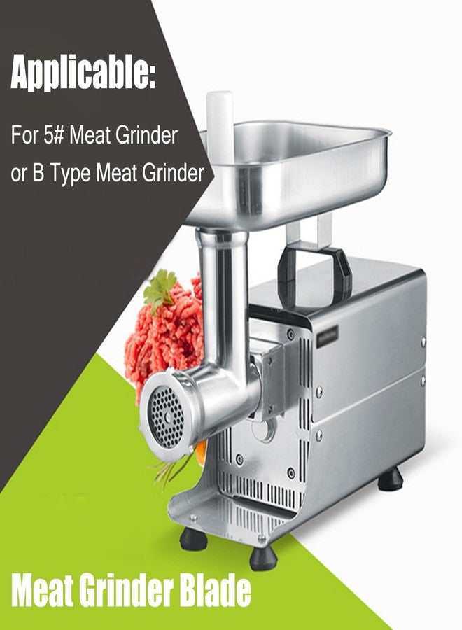 CHEOTIME 2Pcs Stainless Steel Meat Grinder Plates Discs, Replaceable Meat Grinder Blades Grinding Plate Round Hole for 5# Meat Grinder or B Type Grinder(3mm) - Image 5