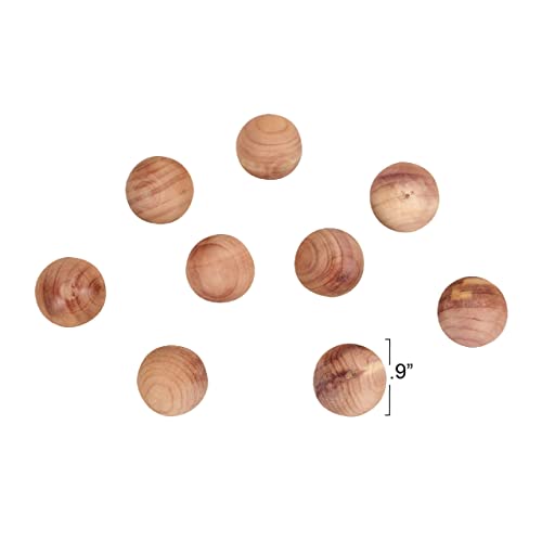 Household Essentials CedarFresh 17840-1 Red Cedar Wood Balls | Freshen and Protect Closets | 48-Pack - Image 4