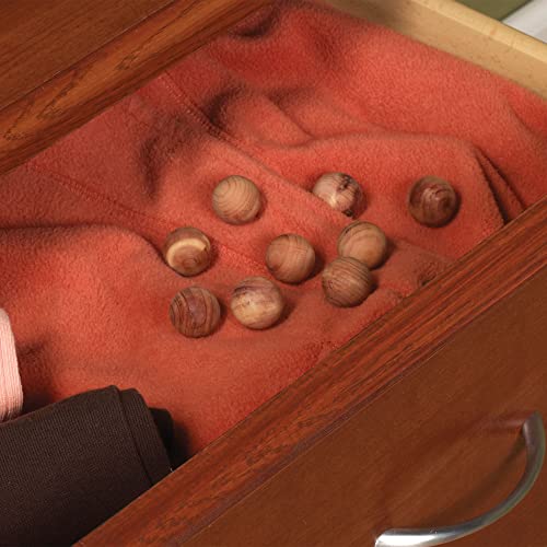 Household Essentials CedarFresh 17840-1 Red Cedar Wood Balls | Freshen and Protect Closets | 48-Pack - Image 2
