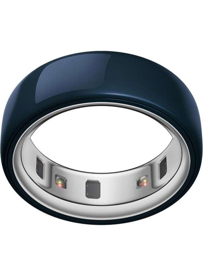 أورا 17.5 mAh Oura Ring 4 - Ceramic Midnight - Size 10 - Smart Ring | – Measure with Oura Ring 4 Size Kit | Sleep, Heart Rate and Fitness Tracking Wearable | 8-Day Battery, iOS/Android Compatible Midnight - Image 1