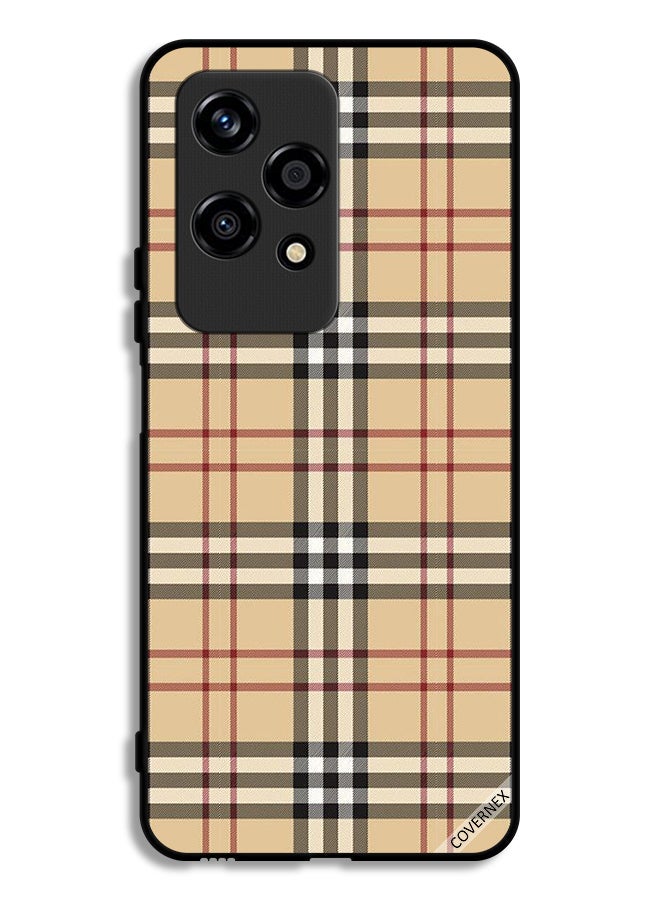 Covernex Honor 200 Lite 5G Protective Case Cover Stripes On Cloth Pattern - Image 1