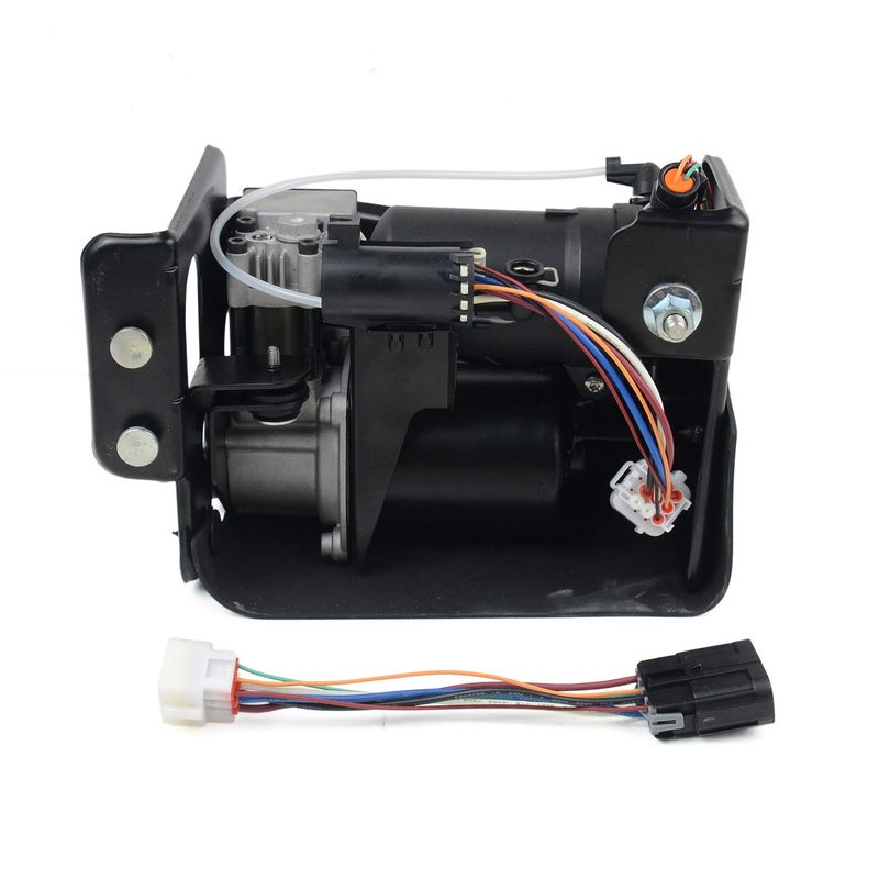 Air Ride Suspension Compressor Pump Compatible With CADILLAC ESCALADE EXT ESV CHEVROLET TAHOE AVALANCHE SUBURBAN GMC YUKON XL 15254590 949000 949001