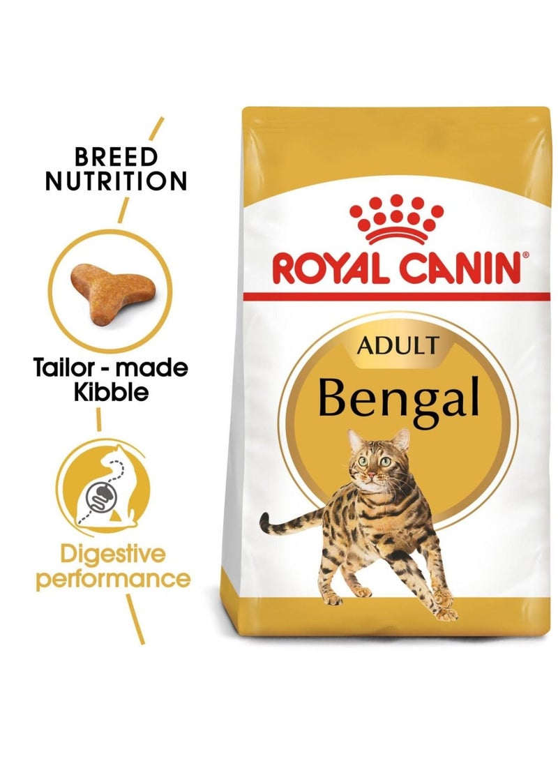 ROYAL CANIN طعام جاف للقطط البالغة من بنغال 2 كجم - Image 1