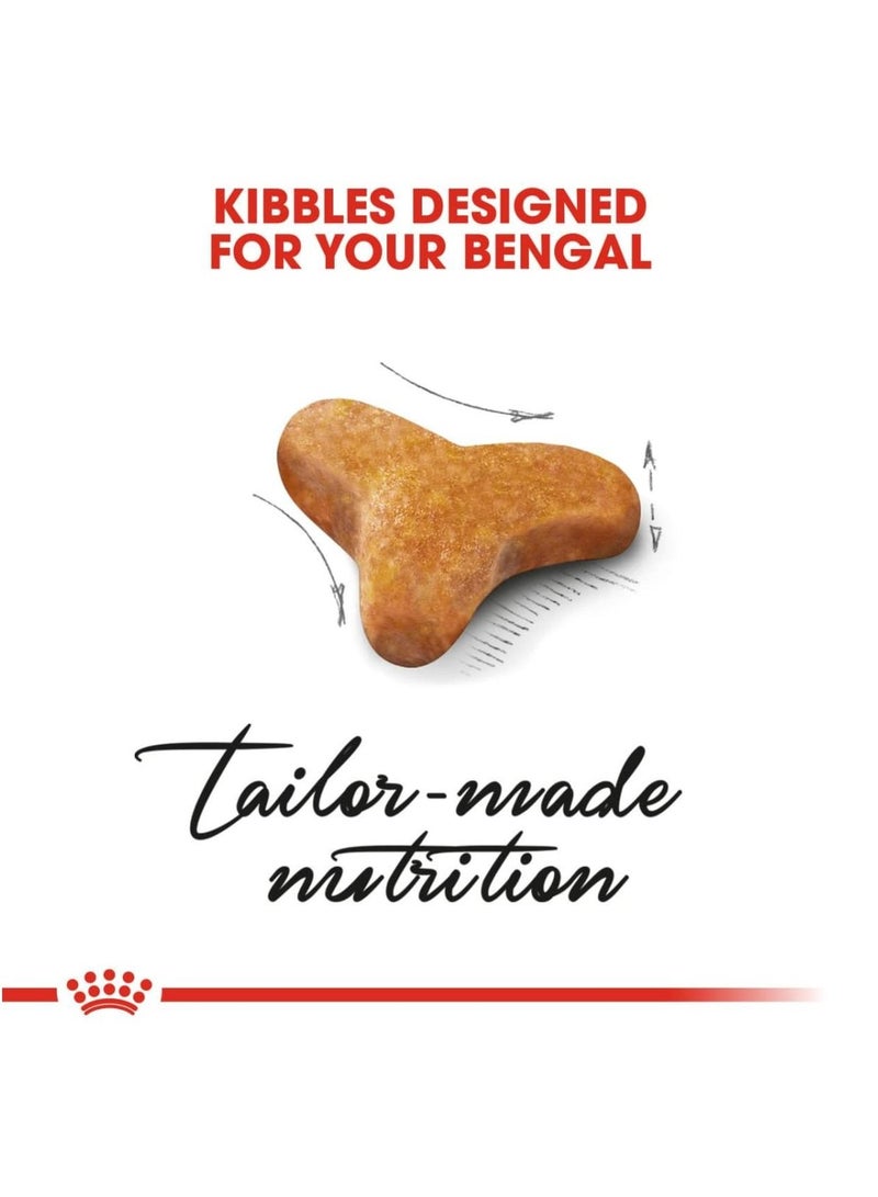 ROYAL CANIN طعام جاف للقطط البالغة من بنغال 2 كجم - Image 3
