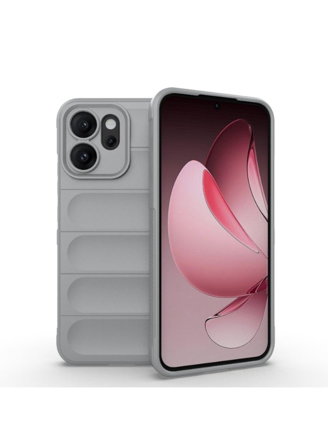 Phone case cover Magic Shield TPU + Silicone Shockproof Phone Case For   Oppo Reno 14F (Grey) - Image 1