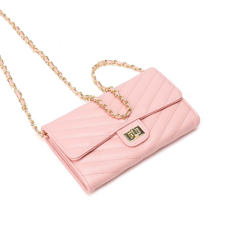 Chanel Style Chain Crossbody Bag for Women, PU Leather, Large Capacity - Image 2
