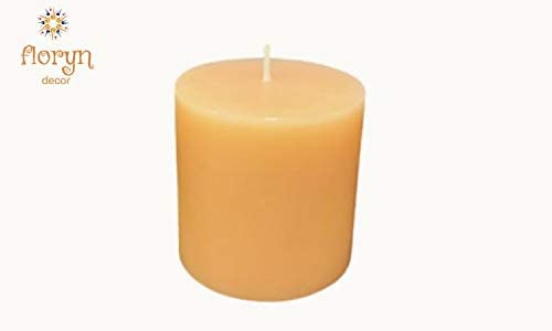 Floryn Decor Paraffin Wax Dripless Smokeless Odourless Pillar Candles, Burning Time- 30 Hours, Set of 12, Size- 2 by 2 inches | Scent- Jasmine - Image 3