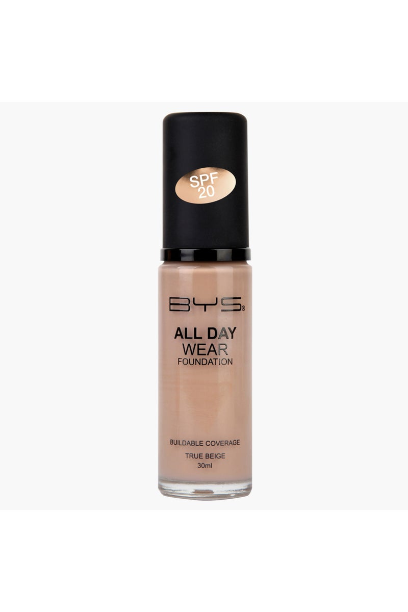 BYS Cosmetics All Day Wear Foundation - 30 ml - Image 2