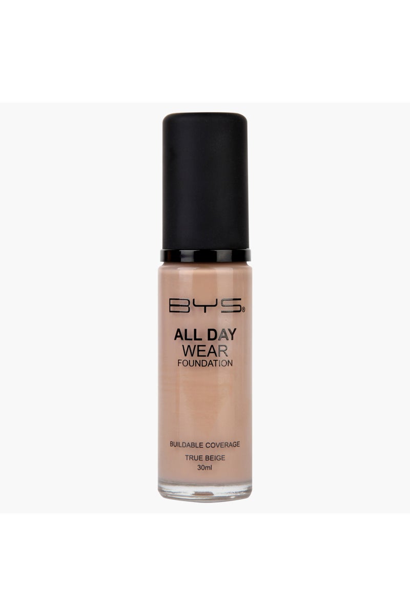 BYS Cosmetics All Day Wear Foundation - 30 ml - Image 1