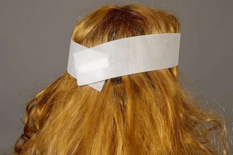 M's Solutions & Enterprises Unisex Disposable Facial Headbands for Makeup, Beauty Professionals, Salons, Spas & Parlors Free_Size (Pack of 50) - Image 3