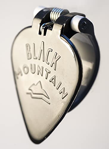 Black Mountain Medium Gauge Thumb Picks for Acoustic Guitar, Electric Guitar, Ukulele, Banjo, and More - Spring Loaded Universal Fit for Medium to XL Thumbs - Premium Finger Picks - Image 1