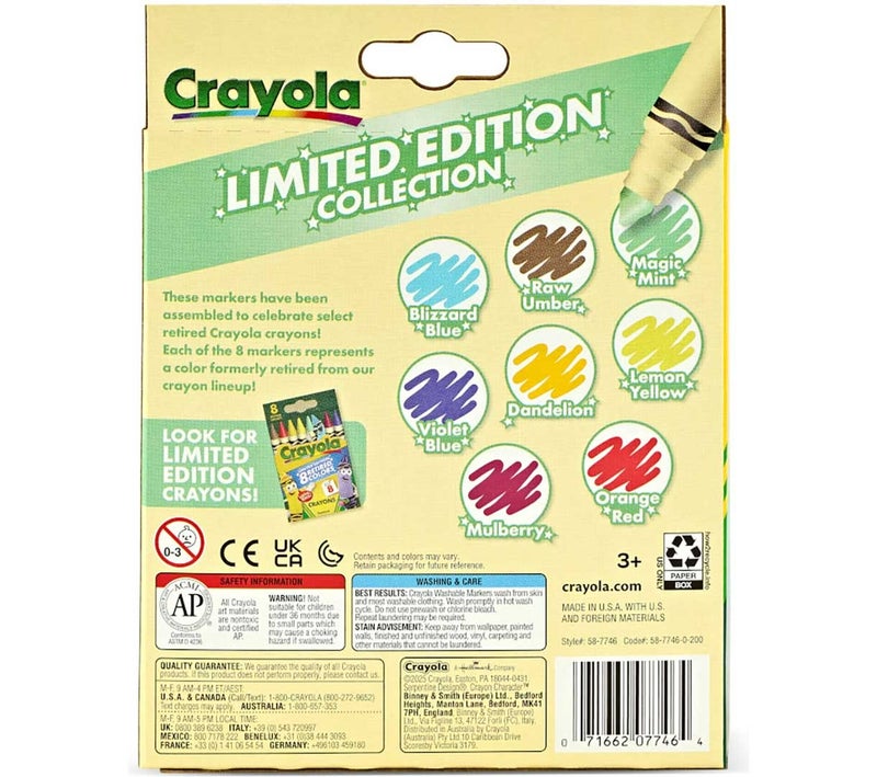 Crayola Limited Edition Colors Broad Line Markers, Assorted 8 Colors - Image 4