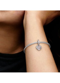PANDORA Heart & Mum Dangle Charm  - Image 3