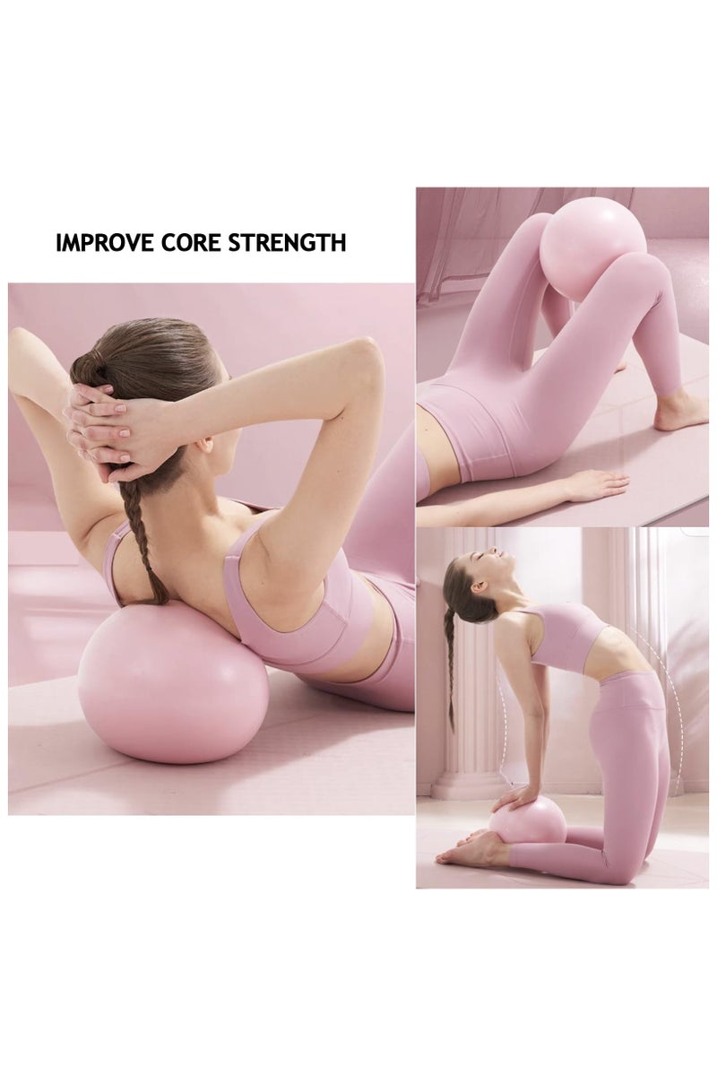 مجموعة أساسيات بيلاتيس للنساء - مجموعة بيلاتيس أفضل لتمارين اليوجا المنزلية مع حلقة بيلاتيس ومجموعة كرات، وأربطة للبطن، وأربطة مقاومة على شكل رقم 8، وأربطة يوغا للتمدد - Image 4