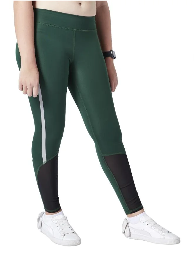 ZAECY Girls panel Legging with Reflective Tape