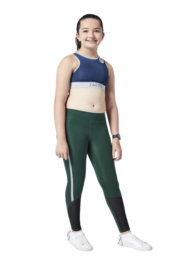 زيسي Girls panel Legging with Reflective Tape