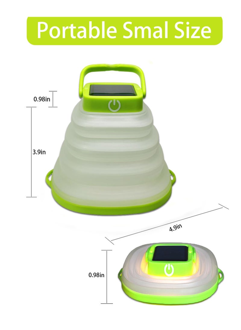 SYOSI - Solar Camping Lanterns-Collapsible Camping Essentials,IP65 Solar Lights Outdoor Waterproof,USB Portable Camping Hanging Lamp for Backpacking Gear,Emergency,Tent,Travel,Hiking - Image 1