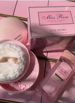 ROSE BERRY DUSTING POWDER FOR THE BODY + BODY ESSENCE OIL  - Image 1