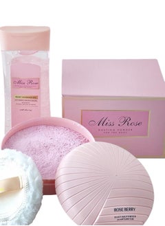 ROSE BERRY DUSTING POWDER FOR THE BODY + BODY ESSENCE OIL  - Image 2