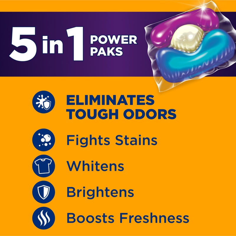 Arm & Hammer Plus OxiClean With Odor Blasters Laundry Detergent 5-IN-1 Power Paks, 42CT (Packaging may vary) - Image 2