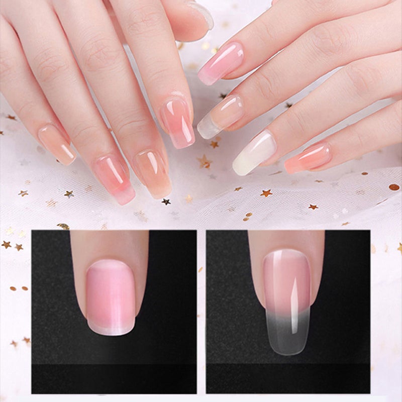 15ml Nail Glue Quick Building Gel UV Gel Spatula Brush Extension False Tips Set Mini UV Lamp - Image 2