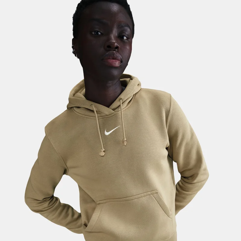 Nike Brown Women's Sportswear Phoenix Fleece Hoodie for Women | Best Price UAE