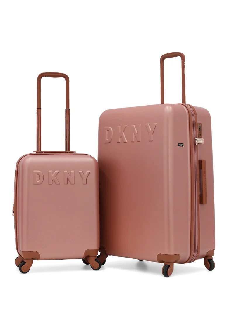 دكني طقم حقائب سفر  قطعتين صلبة بعجلات دوارة