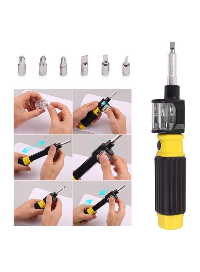 JZS Precision Screwdriver Bit 6 In1 360 Degree Twist Flexible Screwdriver Bit Screwdriver Screws DIY Repair Hand Tool,Hand Tool,Cross Tool - Image 3