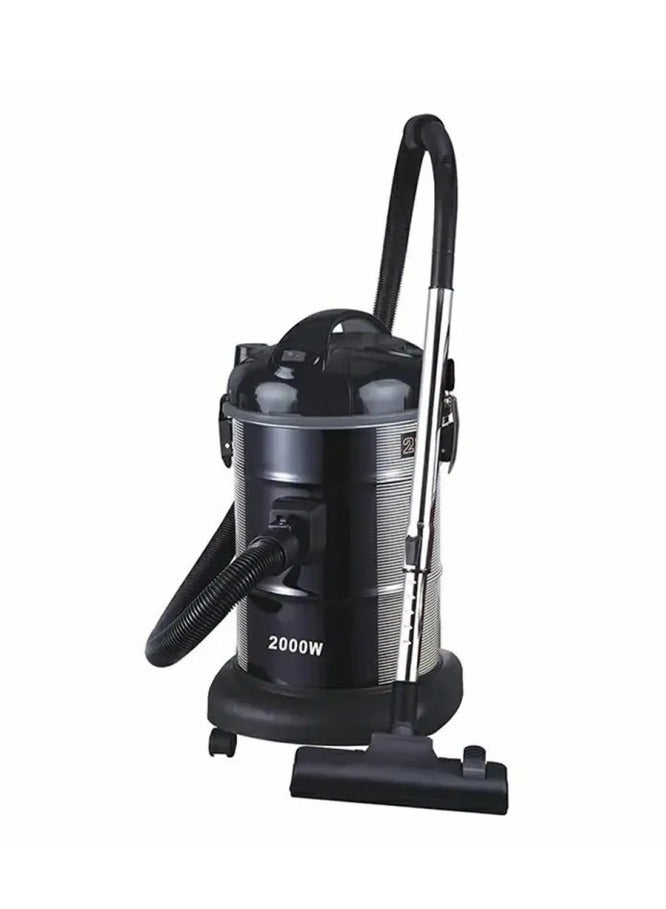 REFURA 25L Drum Vacuum Cleaner with Blower |2000W| Best for Floor / Sofa / Carpets / Curtains | Perfectly use in Home / Villa / Mosques / Office | Black RE-961 - Image 2