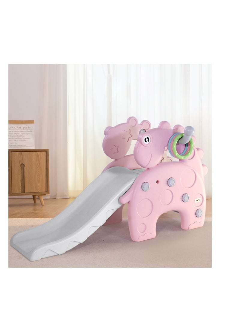 GOLD MANTIS Assorted Color Cartoon Playing Slide Toys - DIY Indoor Playground Set for Kids - Slide, Climbing Wall, Ball Pit - Educational Toy for Active Play and Development - Image 1